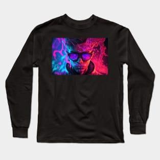 The Pink And Purple Bubble High Long Sleeve T-Shirt